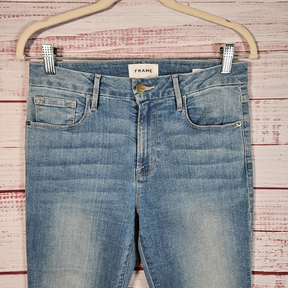 Frame Le Crop Mini Boot Denim Jeans - Picture 3 of 15